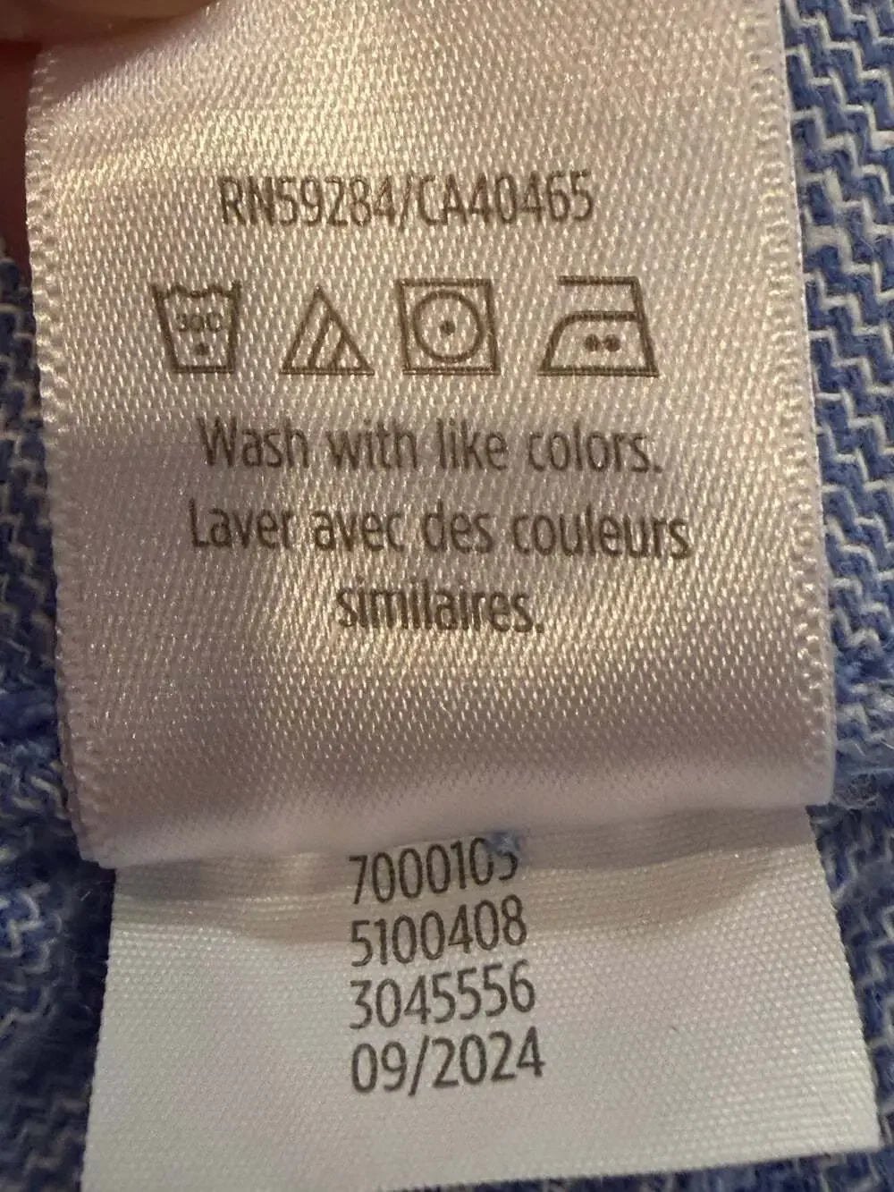 Gymboree Pants Boys Size S Blue Linen Blend Elastic Waist Draw String